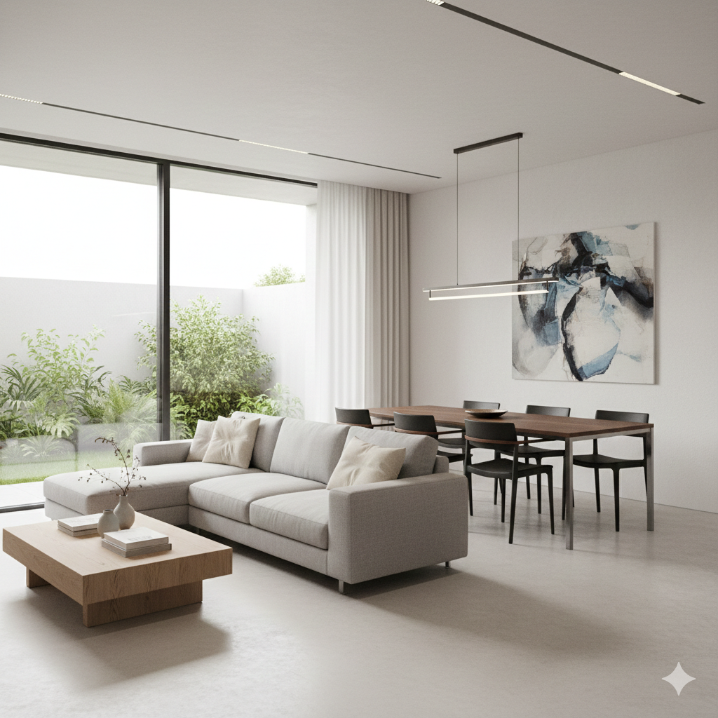 Desain Ruang Terbuka Minimalis Modern