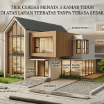 Trik Cerdas Menata 3 Kamar Tidur di Atas Lahan Terbatas Tanpa Terasa Sesak