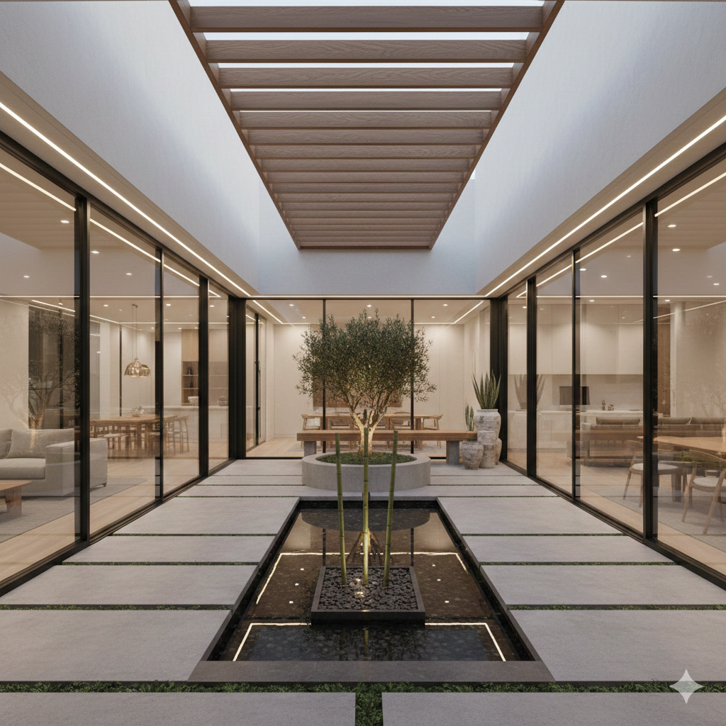 Desain Ruang Terbuka Minimalis Modern