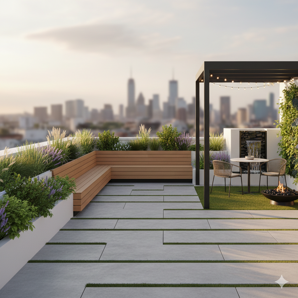 Desain Ruang Terbuka Minimalis Modern